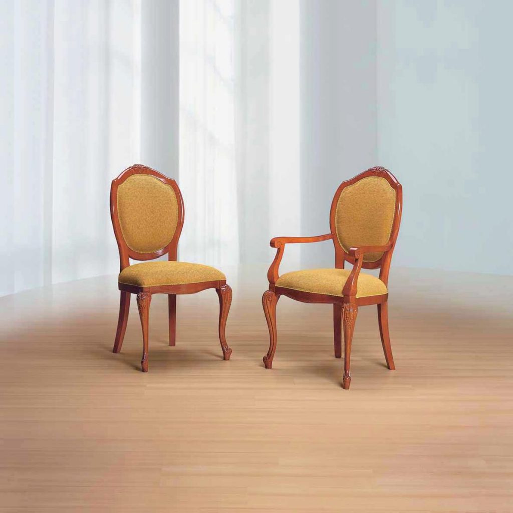 krzesla wykonane z drewna do salonu w zloch e