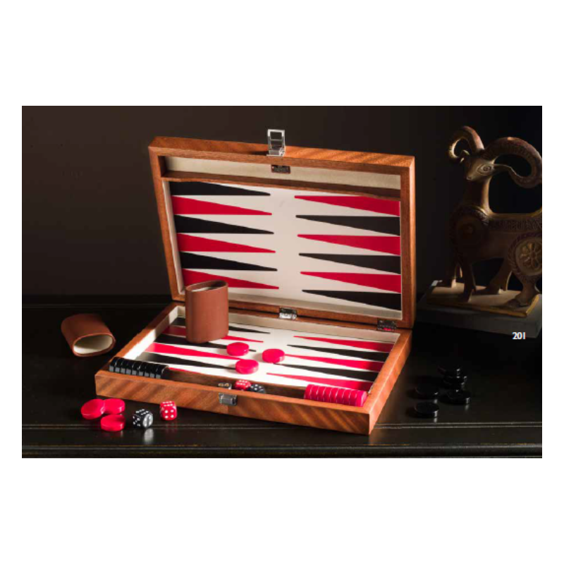 elegancki komplet do gry w backgammon